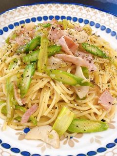 アスパラベーコン和風パスタ♡-レシピのメイン写真