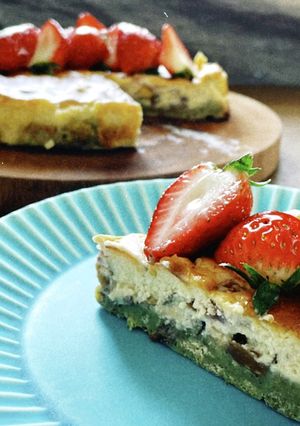 簡単濃厚バター不使用ベイクドチーズケーキ-レシピのメイン写真