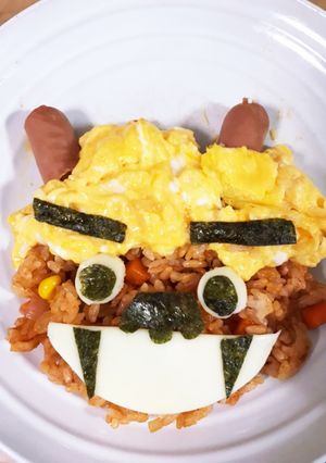 鬼くんオムライス-レシピのメイン写真