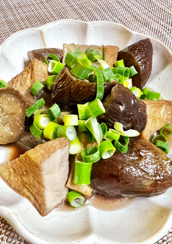 ナスと厚揚げの、とろとろ煮物-レシピのメイン写真