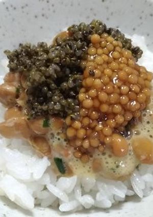 とんぶり納豆プチプチトリプルご飯-レシピのメイン写真