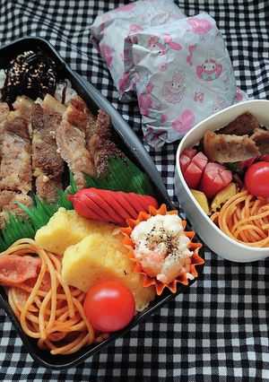 ❜22/2/3 ガーリック豚テキ弁当-レシピのメイン写真