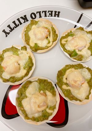 エビアボ餃子マヨピザ-レシピのメイン写真