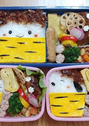 節分に♪色々オニ弁当-レシピのメイン写真