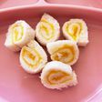 離乳食後期:焼き芋のくるくるサンドイッチ