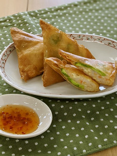 96.そら豆とえびの春巻き-レシピのメイン写真