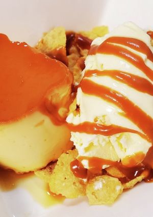 ホイップクリームなくてもプリンパフェ-レシピのメイン写真