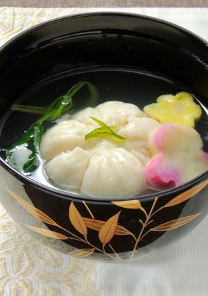 ホタテしんじょうのお吸い物（介護食）-レシピのメイン写真