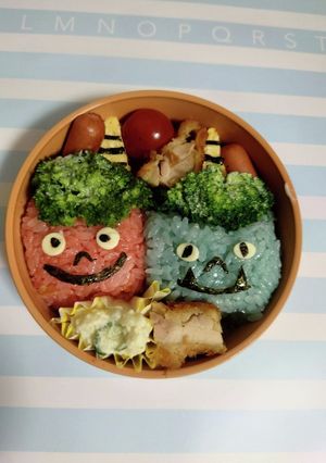 節分〜おにさん弁当〜幼稚園-レシピのメイン写真