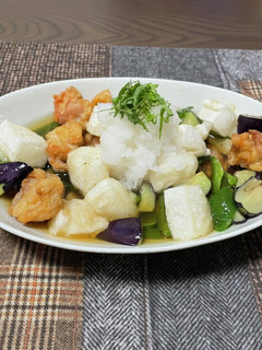 揚げ餅の揚げ浸し-レシピのメイン写真