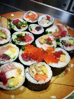 誕生日の豪華版太巻き❨(@≧↺≦@)❩ノ-レシピのメイン写真