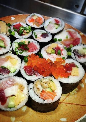 誕生日の豪華版太巻き❨(@≧↺≦@)❩ノ-レシピのメイン写真