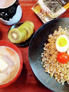 朝ごはん 黒胡麻炒飯-レシピのメイン写真