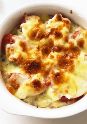 鯖缶とトマトのオートミールリゾット-レシピのメイン写真