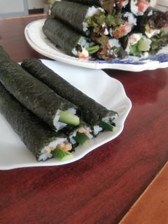 子供も一緒に恵方巻き-レシピのメイン写真