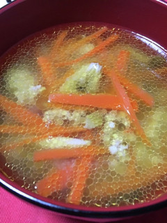 鶏団子の生姜スープ-レシピのメイン写真