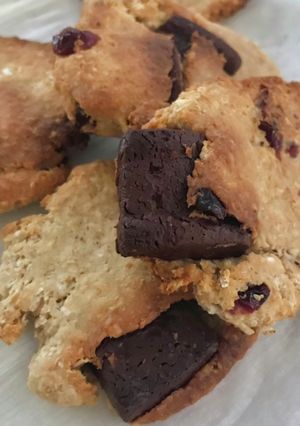 ザクザクチョコのオートミールクッキー-レシピのメイン写真