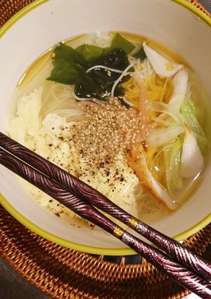 ちくわとネギニュウメン-レシピのメイン写真