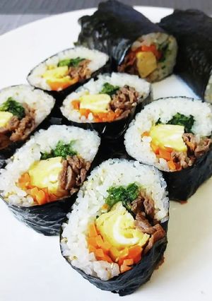 超簡単！節分にキンパの恵方巻き！-レシピのメイン写真