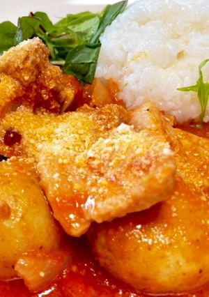 トマト缶で簡単！洋風肉じゃが-レシピのメイン写真