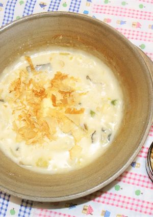 【ひとり鍋】牡蠣と鱈のクリーム和シチュー-レシピのメイン写真