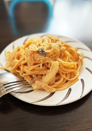 たらこクリームパスタ-レシピのメイン写真