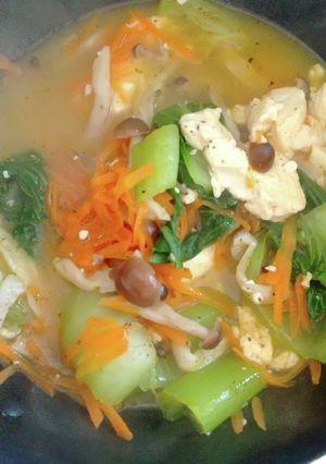 簡単ラーメン汁で炒り豆腐-レシピのメイン写真