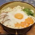 白だし月見うどん