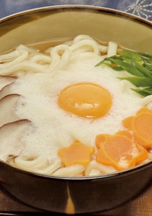 白だし月見うどん-レシピのメイン写真