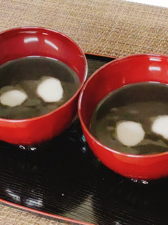 黒ごまのお汁粉-レシピのメイン写真