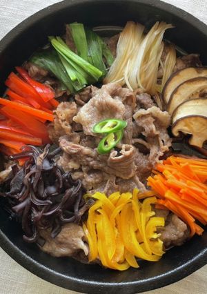 フライパンで作る☆野菜たっぷりプルコギ-レシピのメイン写真