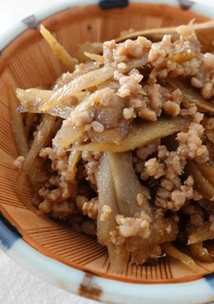 材料３つ！焼肉のタレで豚ごぼう-レシピのメイン写真
