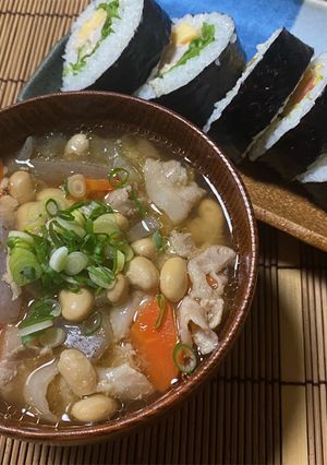 恵方巻と一緒に！鬼除け汁レシピ-レシピのメイン写真
