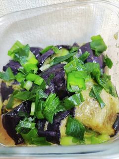 冷凍揚げなすの姜葱醤和え-レシピのメイン写真