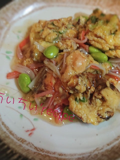 明太ネギチーズ卵焼きの甘酢あんかけ-レシピのメイン写真