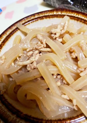 つきこんにゃくのそぼろ煮-レシピのメイン写真