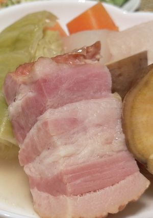 原形ブロックベーコンのポトフ-レシピのメイン写真