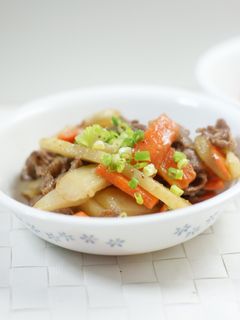 牛肉とじゃがいもの炒め物-レシピのメイン写真