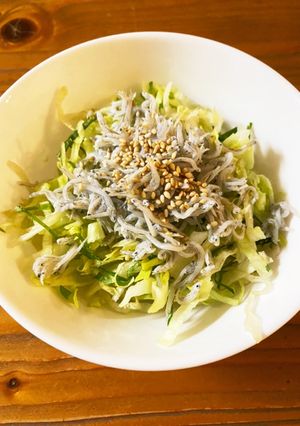 レタスと大葉のしらすサラダ-レシピのメイン写真