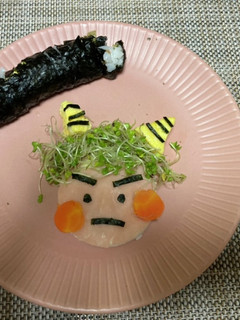 節分 鬼さんプレート★離乳食完了期-レシピのメイン写真