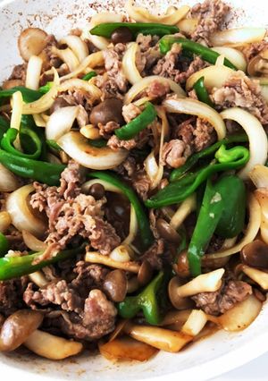 牛肉と野菜のバターガーリック炒め-レシピのメイン写真