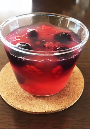ミックスベリーの寒天ゼリー-レシピのメイン写真