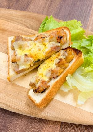 焼鳥チーズトースト-レシピのメイン写真