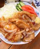 とろとろ玉ねぎの豚ロース生姜焼き定食🤩🍚