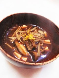 きのこの味噌汁-レシピのメイン写真