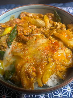 カレーきつね丼-レシピのメイン写真
