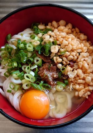 【レンジも火も使わない】混ぜるだけうどん-レシピのメイン写真