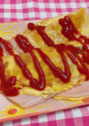 ペーパーライスオムレツ-レシピのメイン写真