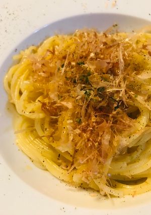 かつお節でしあげる●和風ペペロンチーノ-レシピのメイン写真