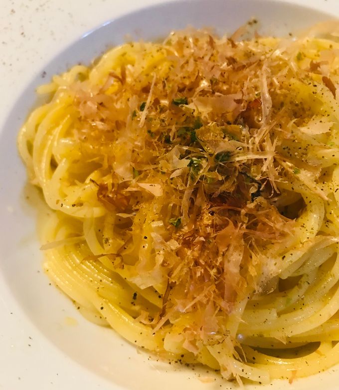 かつお節でしあげる○和風ペペロンチーノ by BistroMiti